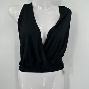 Forever 21 Y2K Fairy Grunge Whimsigoth Womens Halter Top Size S Vintage Black